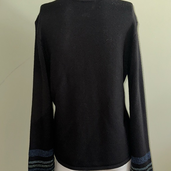 Pendleton Black Turtle Neck Long Sleeve Sweater, Size M - Picture 3 of 7
